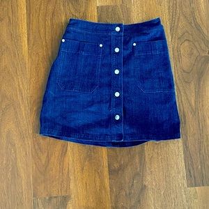 Rag & Bone Denim Mini skirt